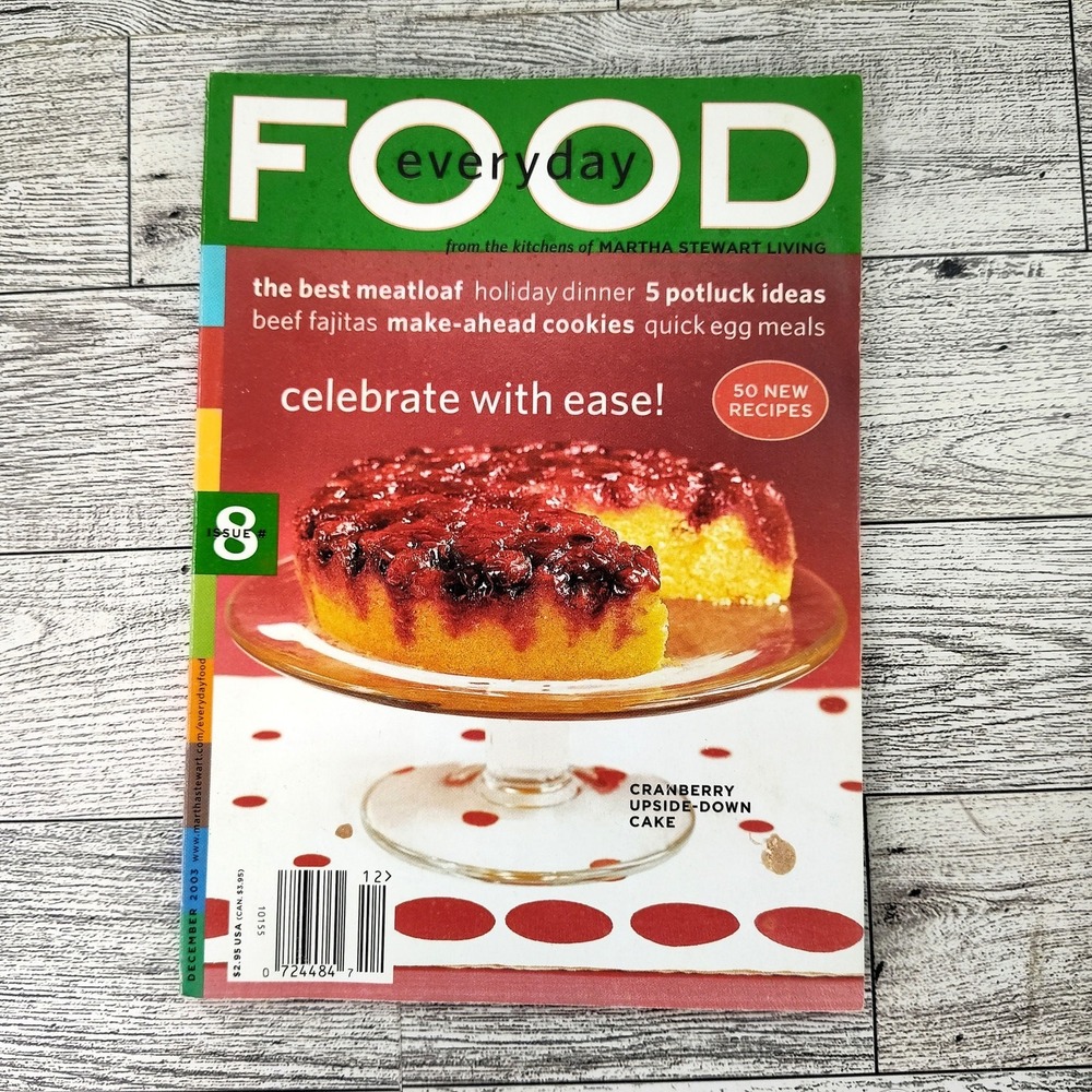 Everyday Food Magazine Cookbook Booklet Dec 2003 Y2K Recipes inc cozy casseroles